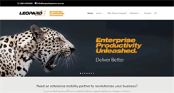 Desktop Screenshot of leopardsystems.com.au